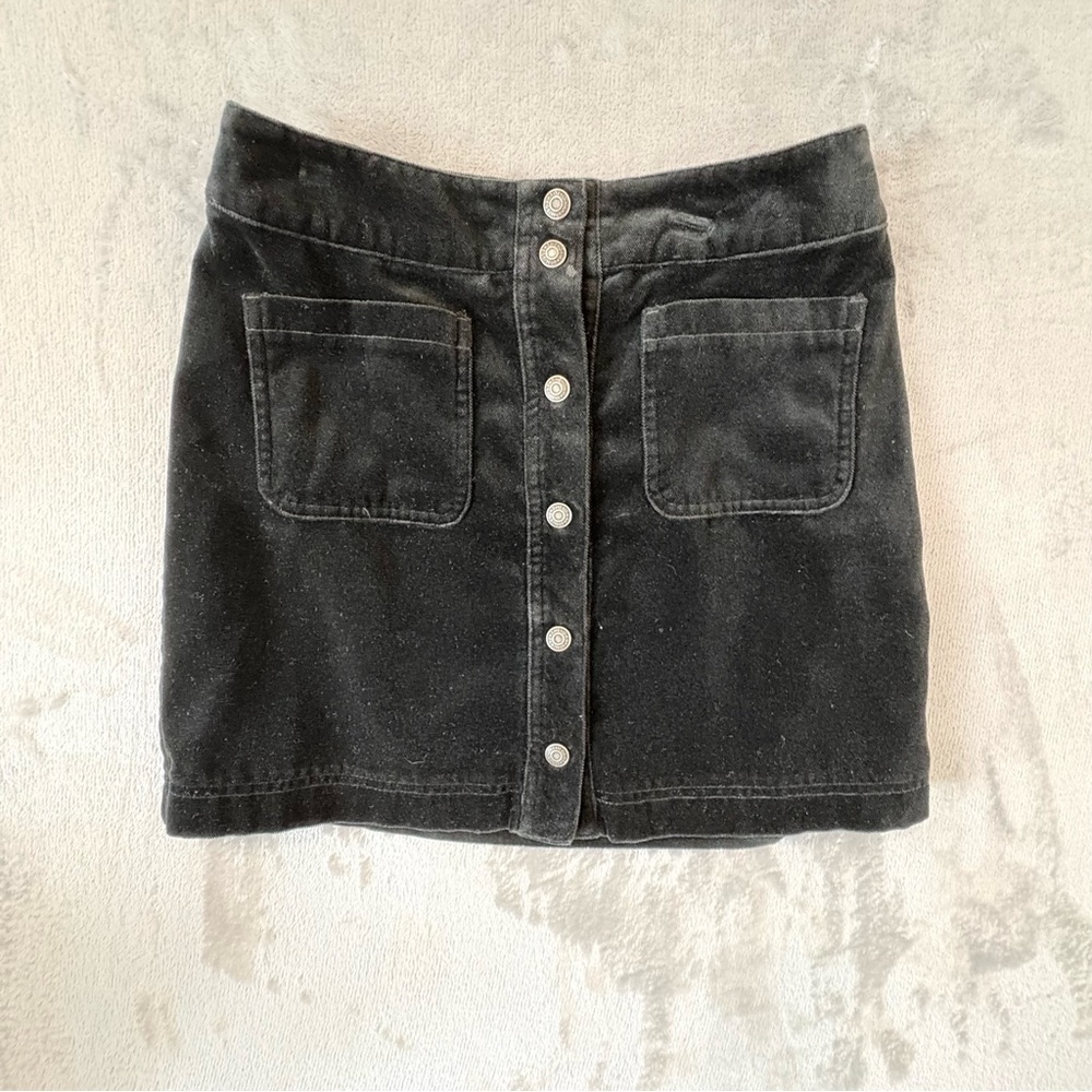 GAP Y2K Mini Velvet Pencil Skirt Sz 4